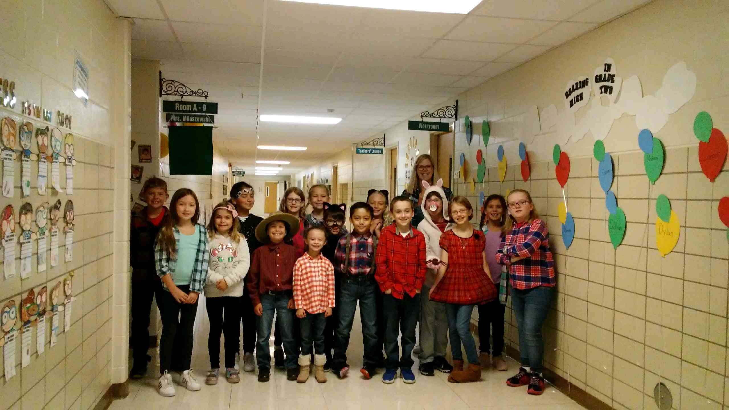 Mrs. Milaszewski’s class on farm day