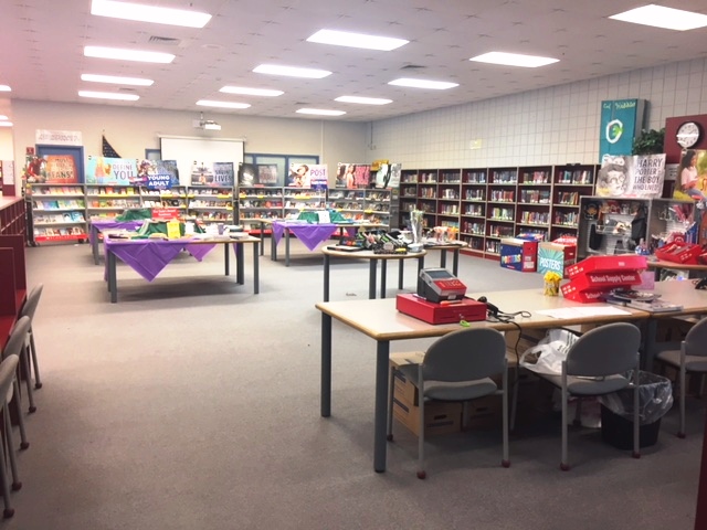 Kahler_Book_Fair The Scholastic Book Fair was held in the library October 15-19. The two most popular books were Grenade by Alan Gratz and The Collector by K.R. Alexander. I’d like to thank staff members who volunteered a little bit of their time to help out in the book fair: Ms. Loies, Mrs. Doherty, Mrs. Vroom, Ms. Herald and Mrs. Hupp. I’d also like to thank my wonderful parent volunteers: Jen Falli, Melissa Szatkowski and Melissa Rippe. With total sales more than $7,500, it takes a village to run a successful book fair!